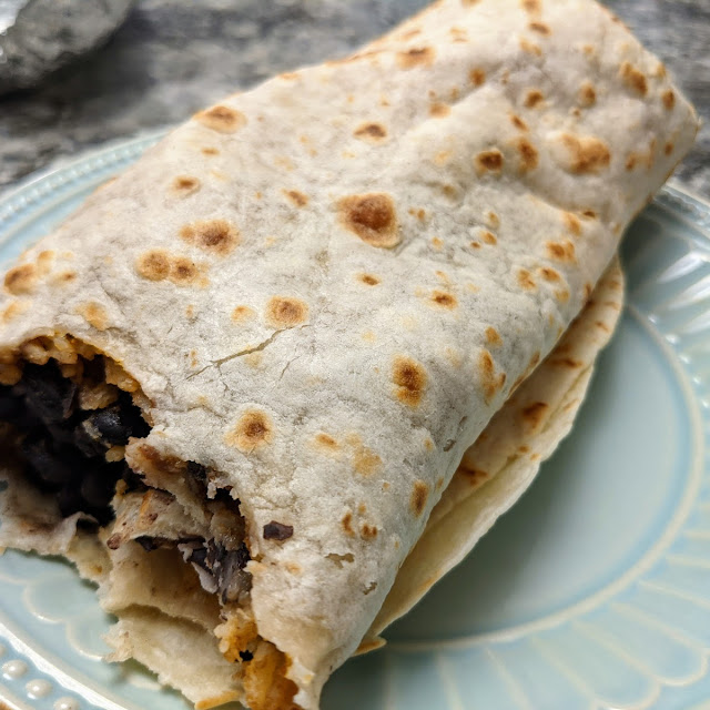 Rice and Bean Burrito