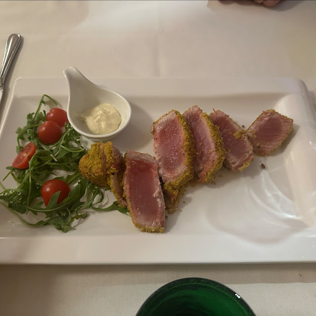Seared Tuna with a Chickpea Puree