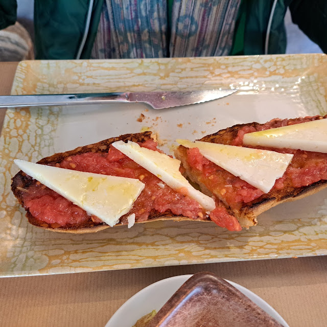 Tostada Con Jamón Y Queso