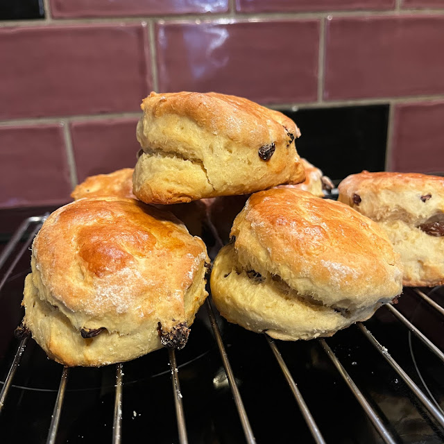 Home Made Fruit Scone and Butter