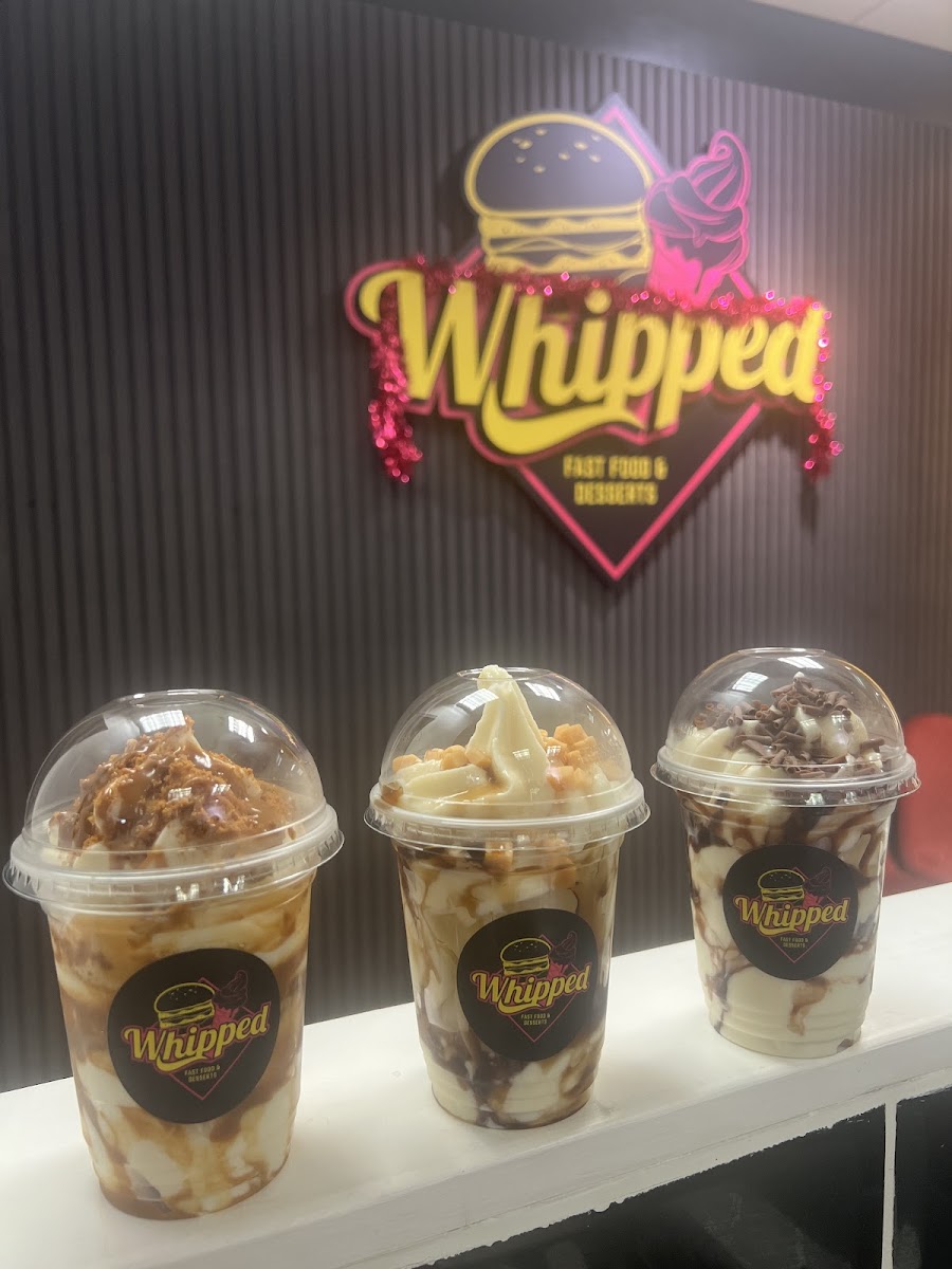 Whipped Desserts & Fast Food