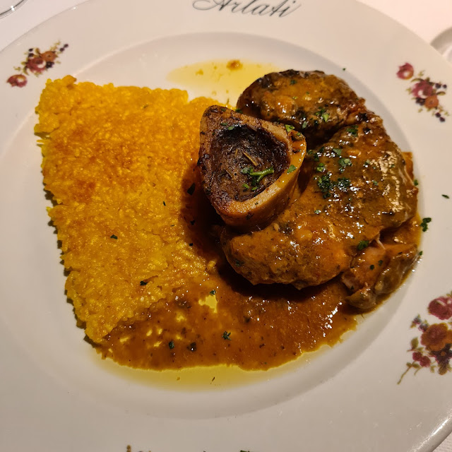 Risotto Al Salto Alla Milanese Con Ossobuco