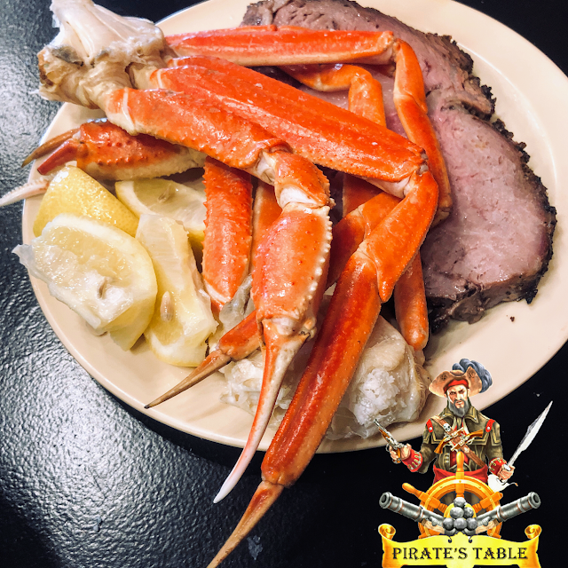 Crab Legs Prime Rib