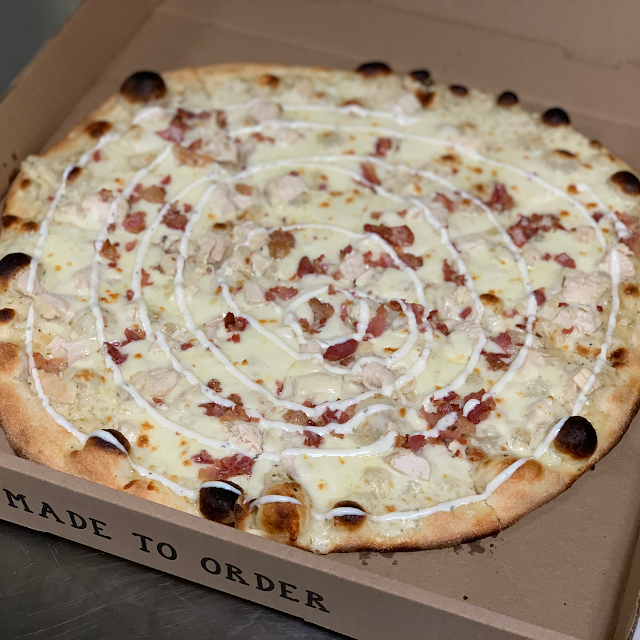 Chicken Bacon Ranch Pizza