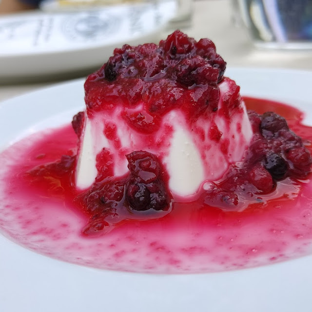 Panna Cotta with Forest Fruits
