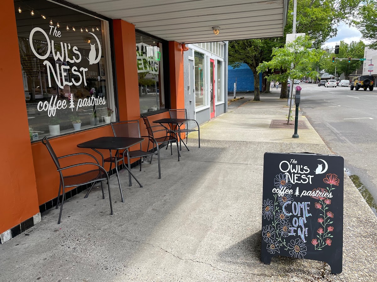 The Owl's Nest coffee pastries