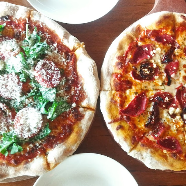 Pizza Capricciosa & Pizza Amed