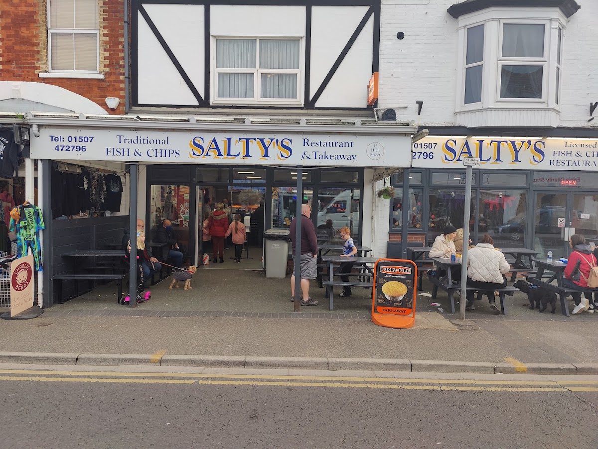 Salty's Mablethorpe Fish and Chip take away and restaurant