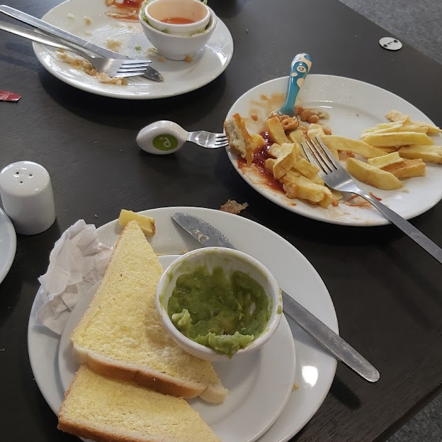 Small Fish and Chips with Peas