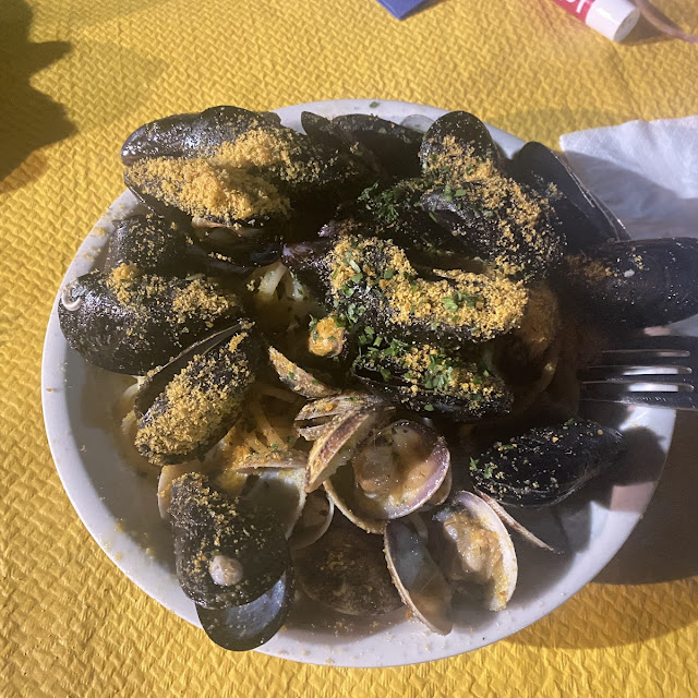 Spaghetti Cozze Arselle E Bottarga
