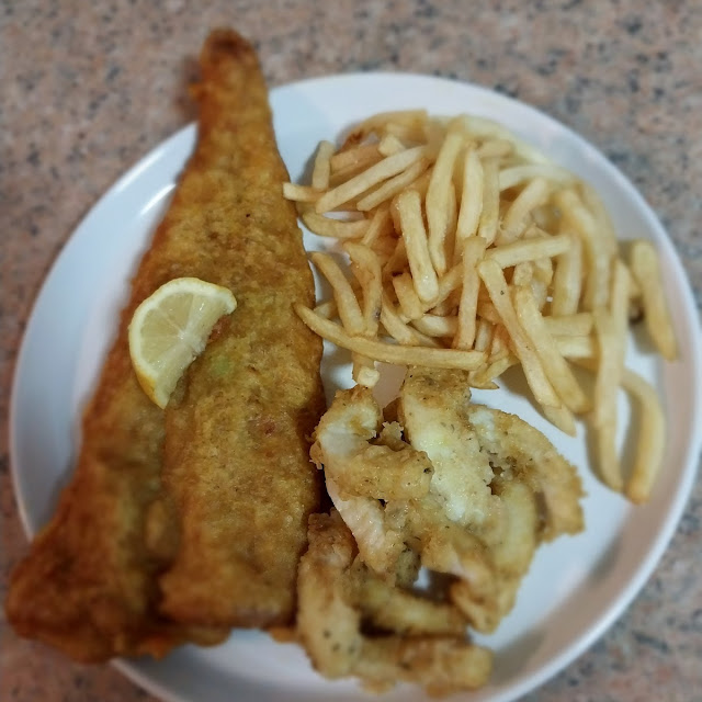 Hake Calamari & Chips