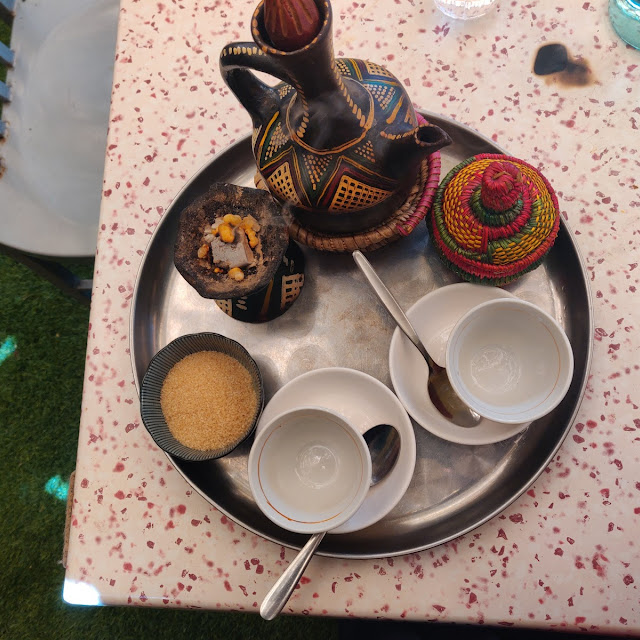 Traditional Ethiopian Coffee Ceremony