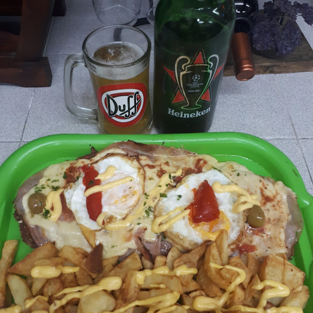 Milanesa Napolitana Con Fritas
