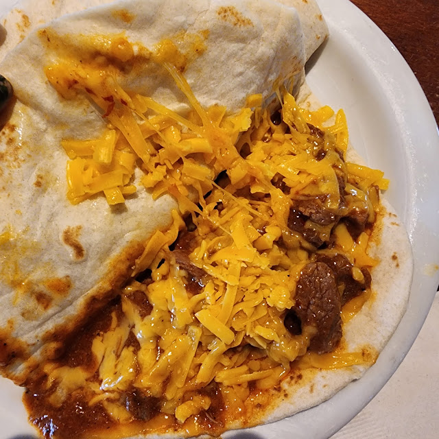 Carne Guisada with Cheese