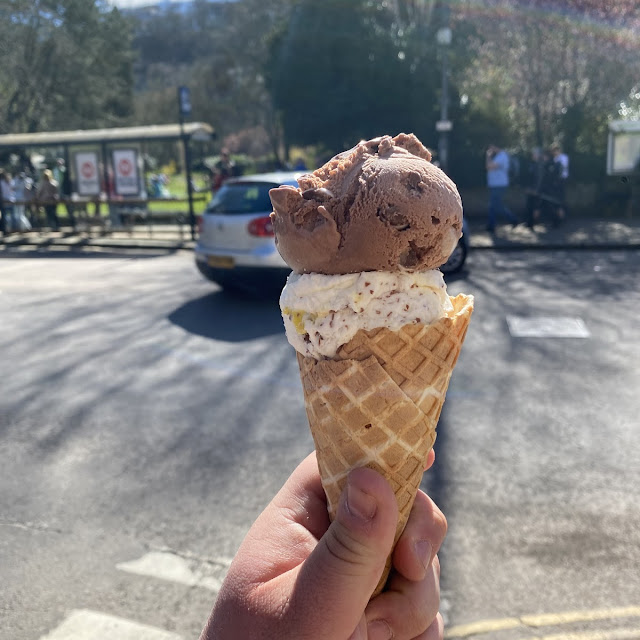 Choc Egg and Creme Egg Ice Cream