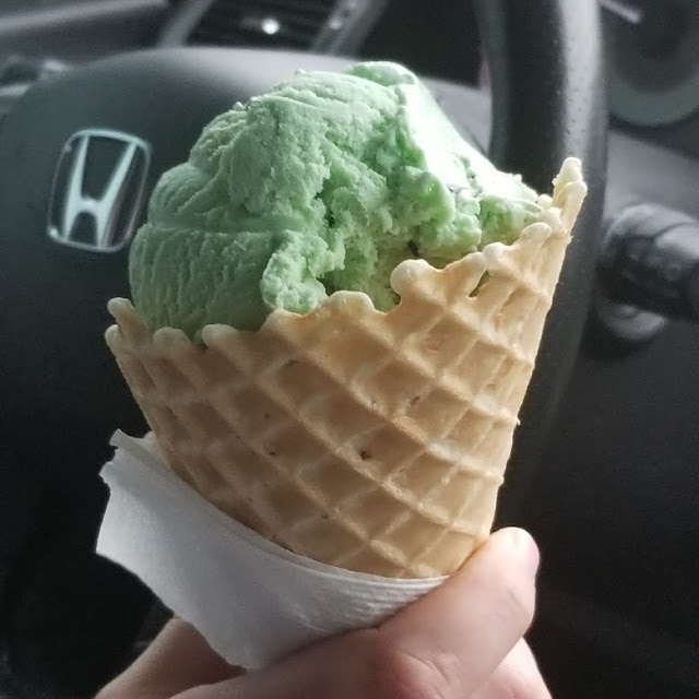 Mint Chip Waffle Cone