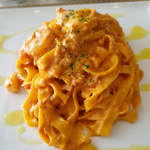 Shrimp and Crab Meat Pasta