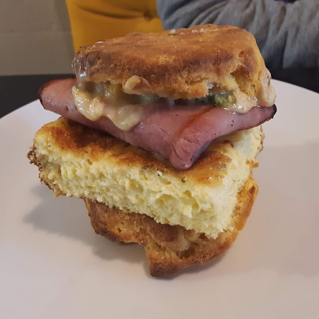 Ham Egg and Pimento Cheese