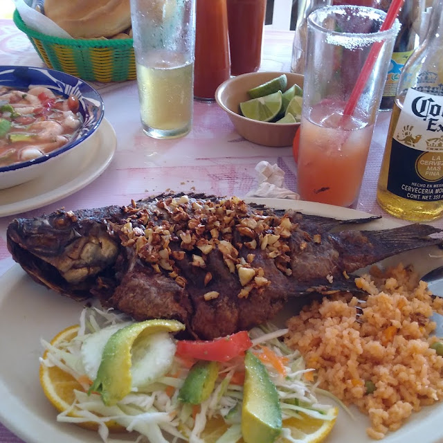 Mojarra Frita Al Mojo de Ajo
